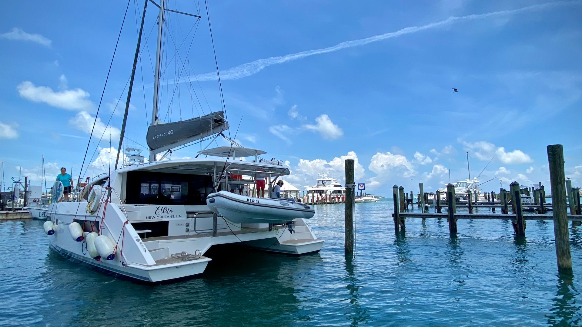 File:Key West Bight Marina, Key West, Florida - Boat with boat.jpg