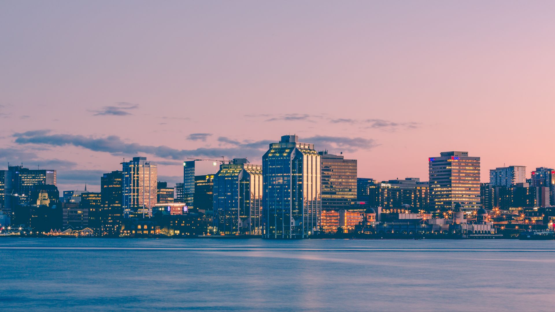 File:Halifax Harbour Sunset Skyline, Nova Scotia (24237034620).jpg