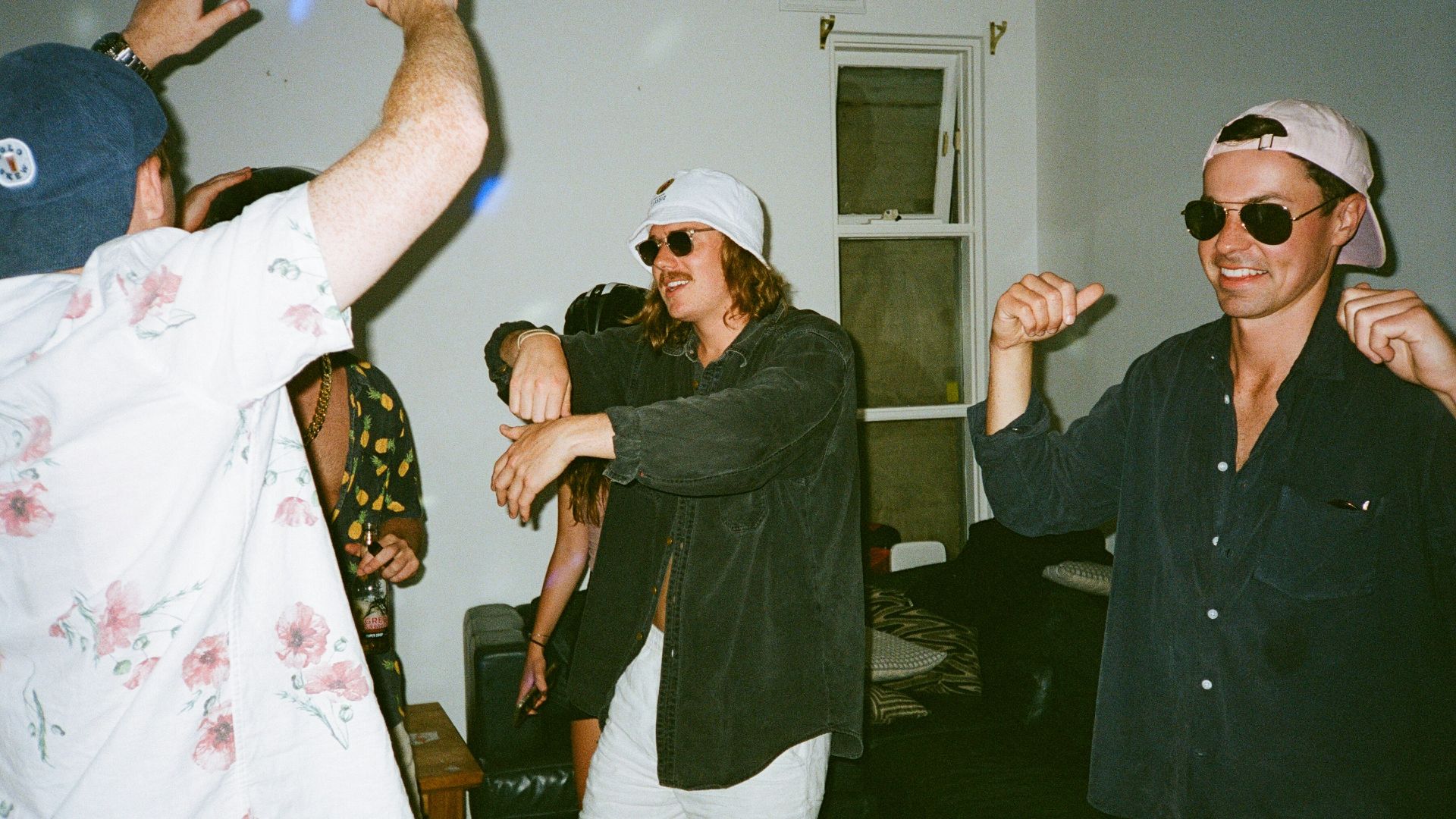 a group of people dancing