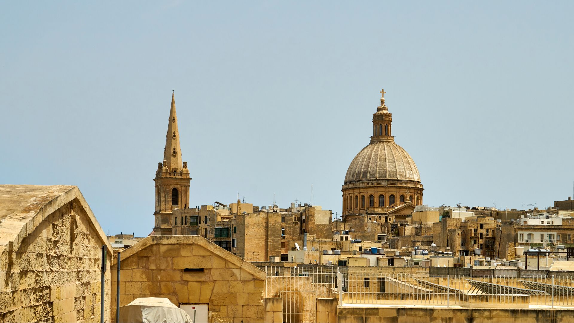File:Malta - Valletta - Our Lady of Mount Carmel+St Paul's Pro-Cathedral.jpg