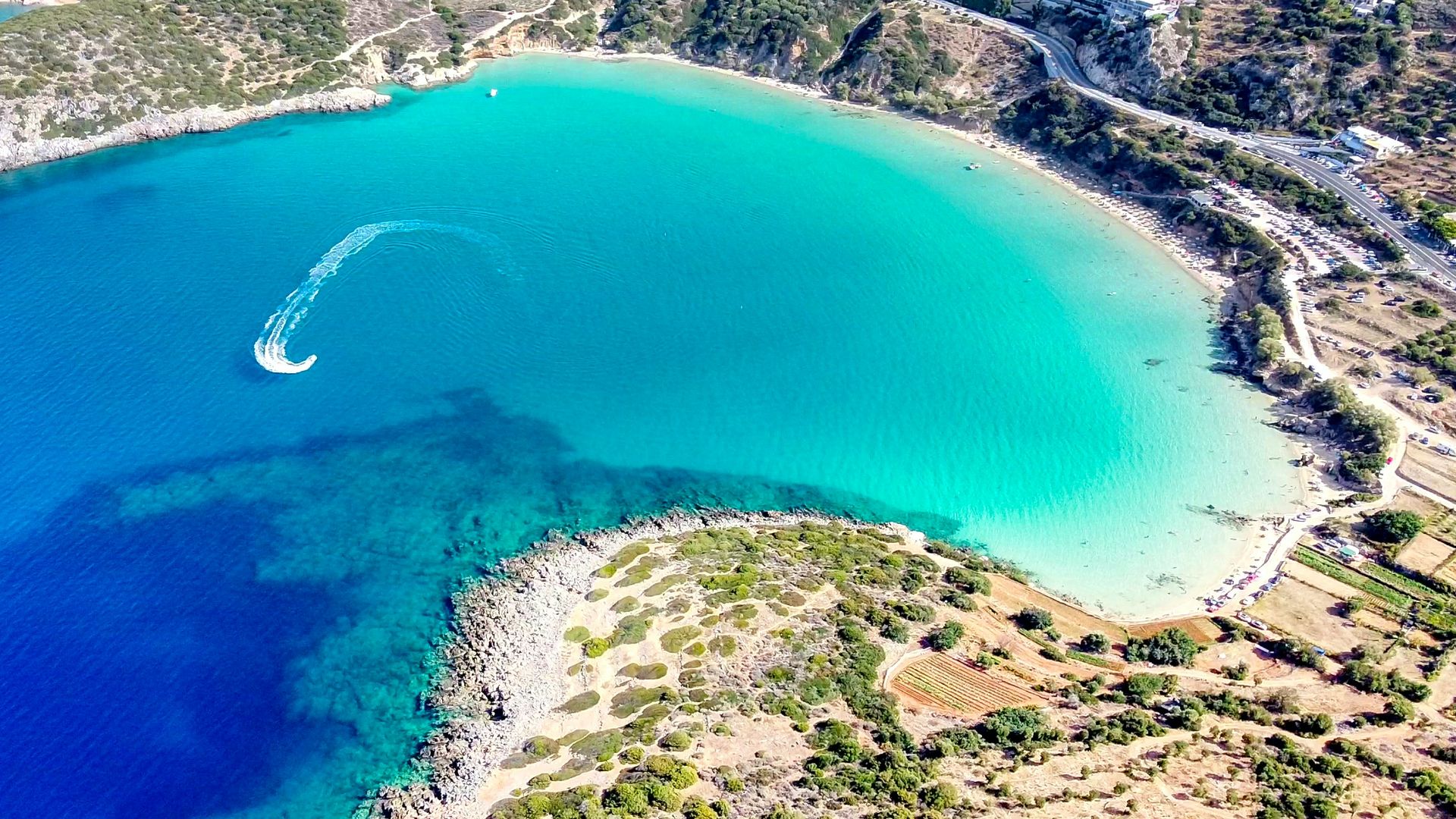 aerial view of body of water during daytime