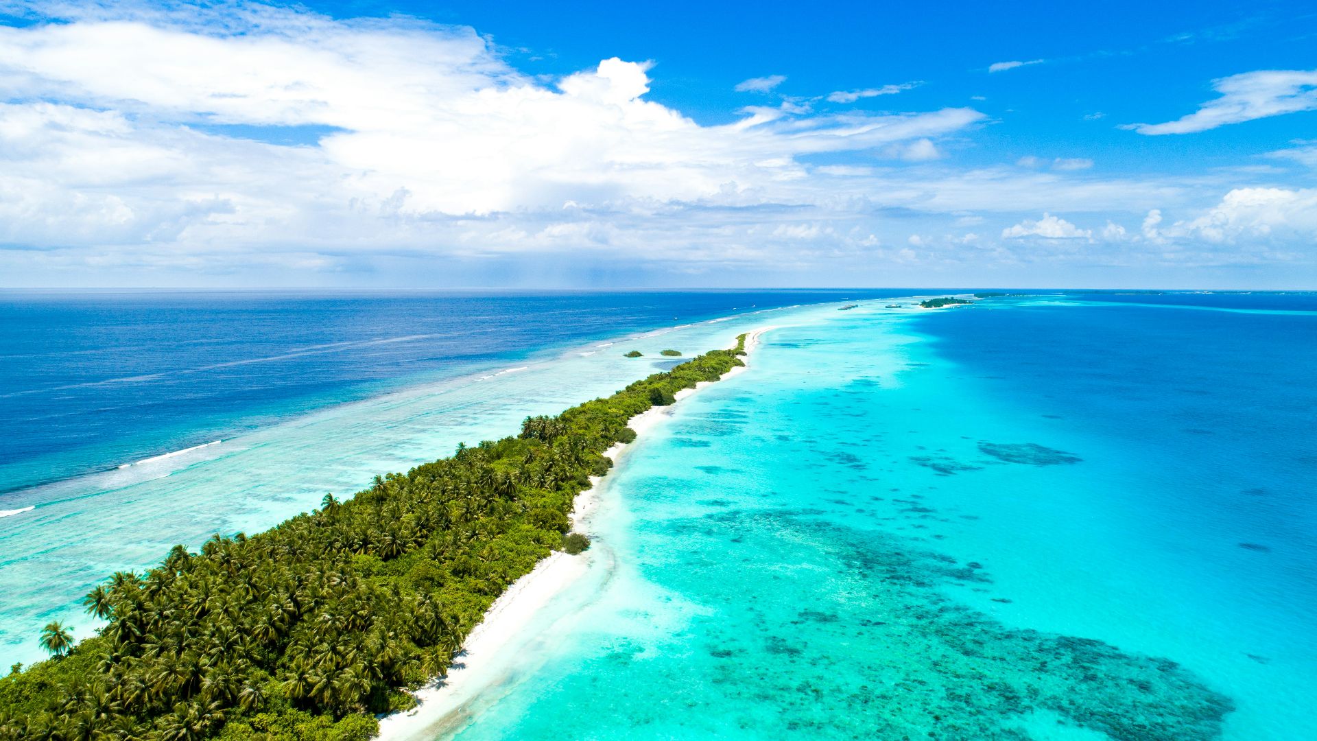 aerial photography of an island during daytime