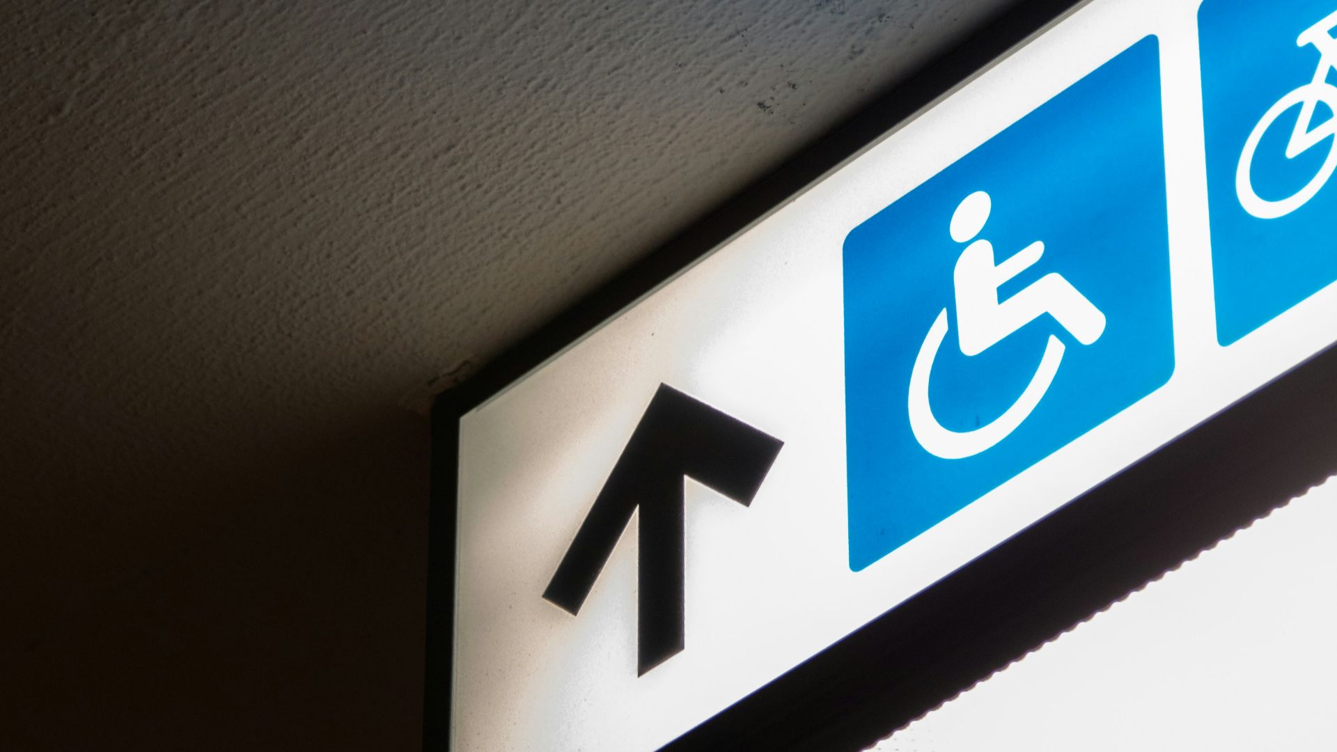 disable person signage