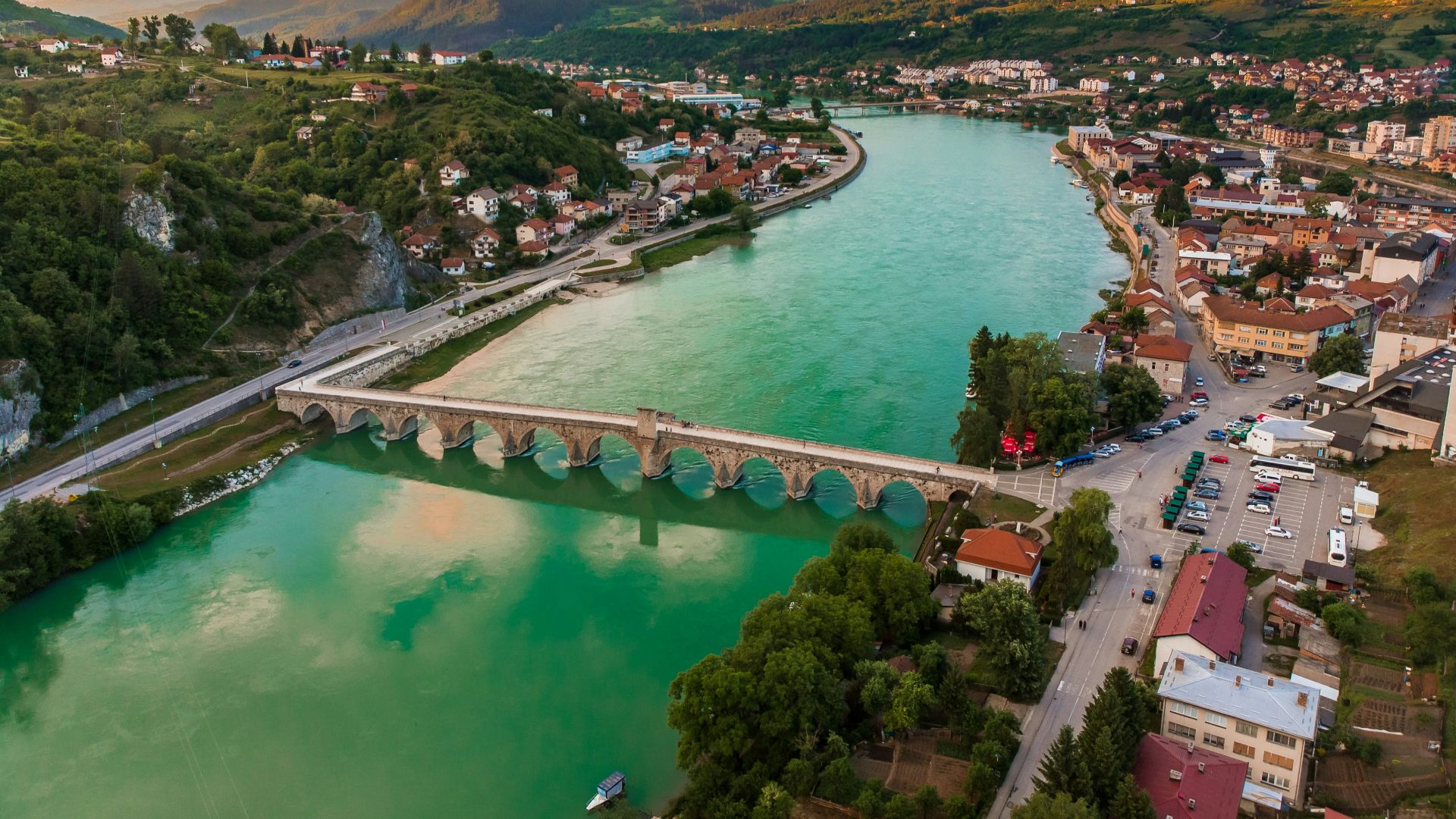 body of water under bridge