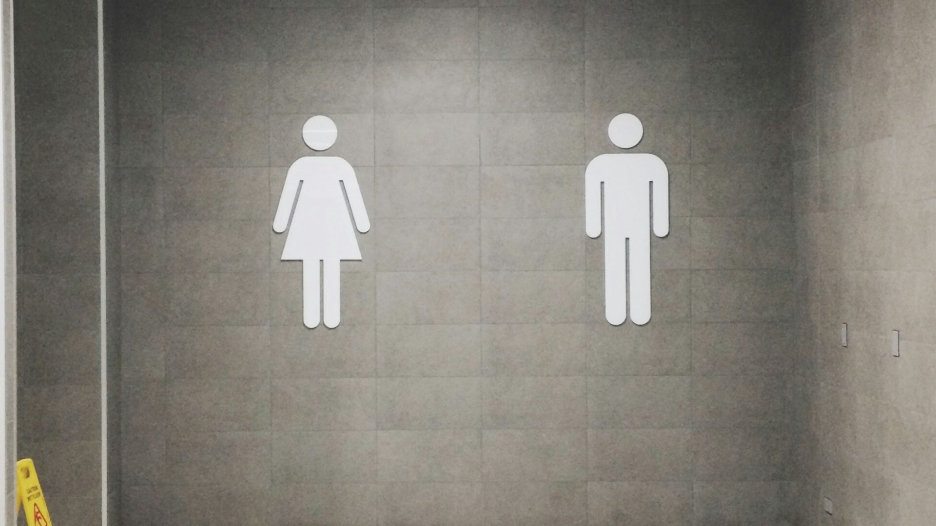 men's and women's bathroom signs