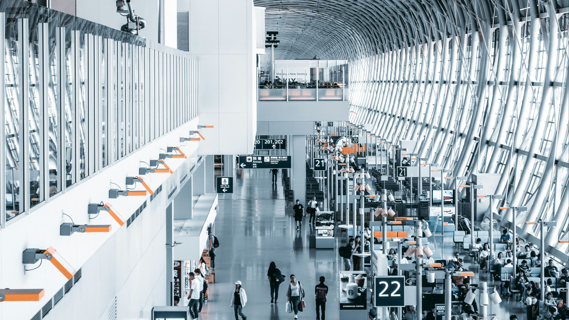 people walking inside airport station