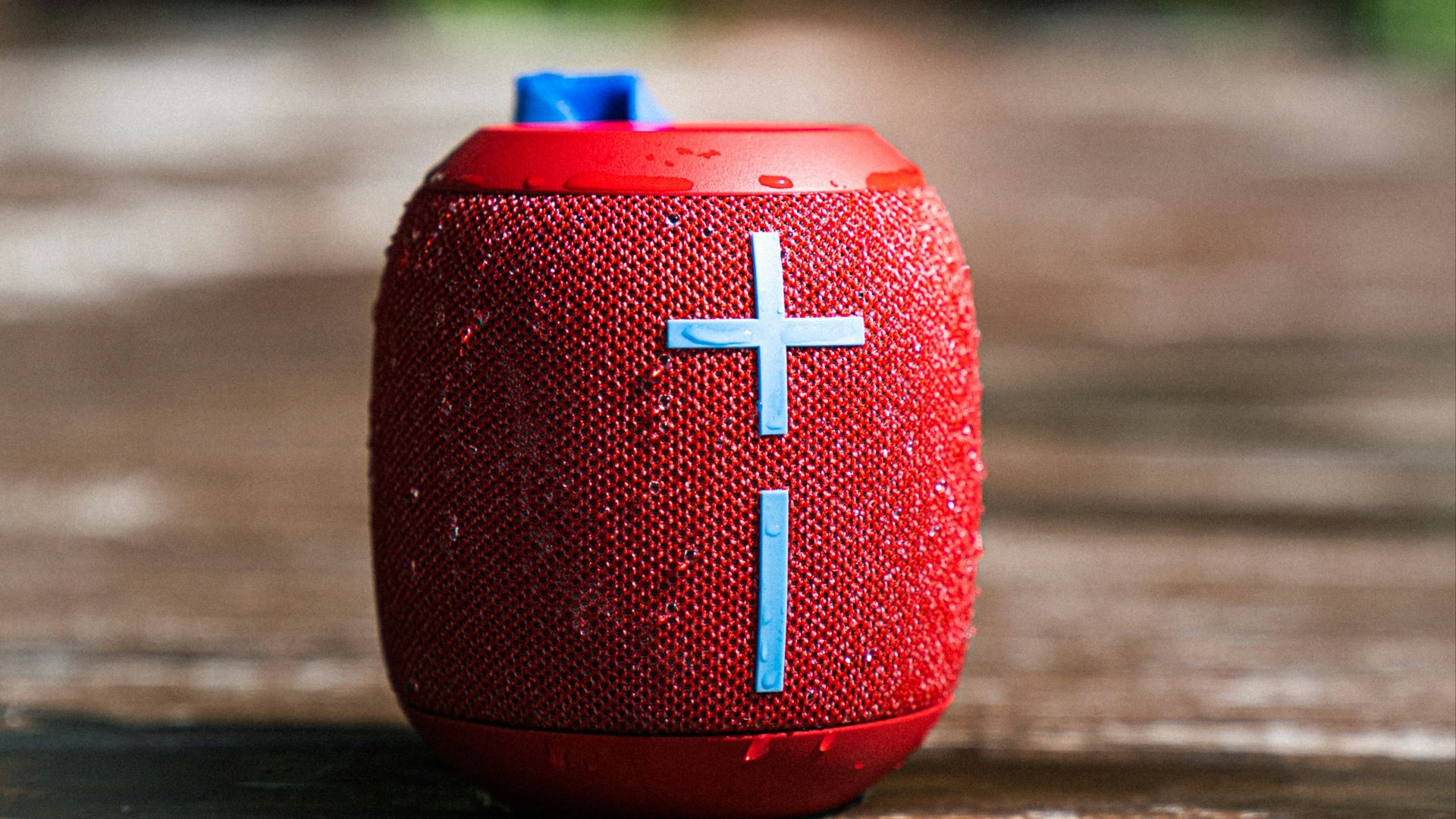 red and blue plastic toy