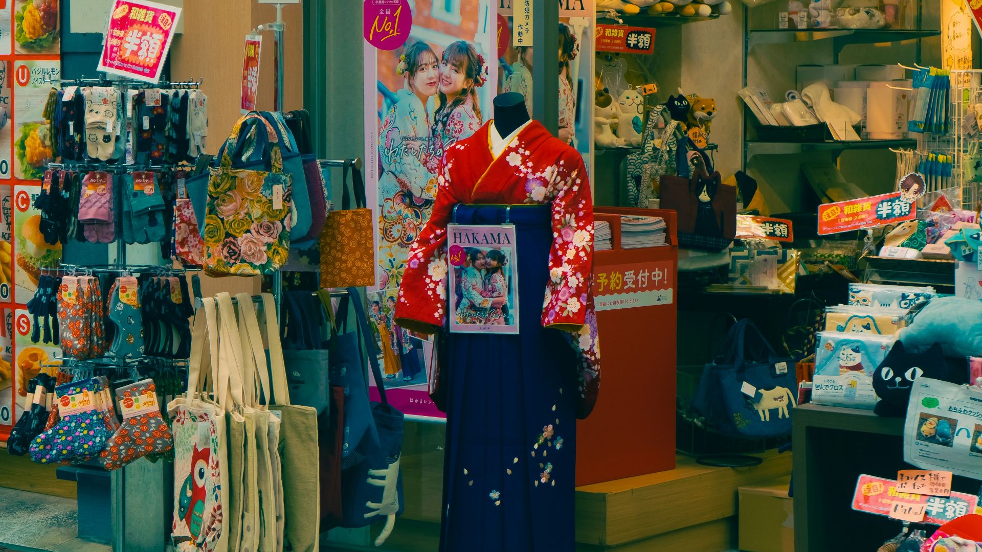 a store with a variety of clothing