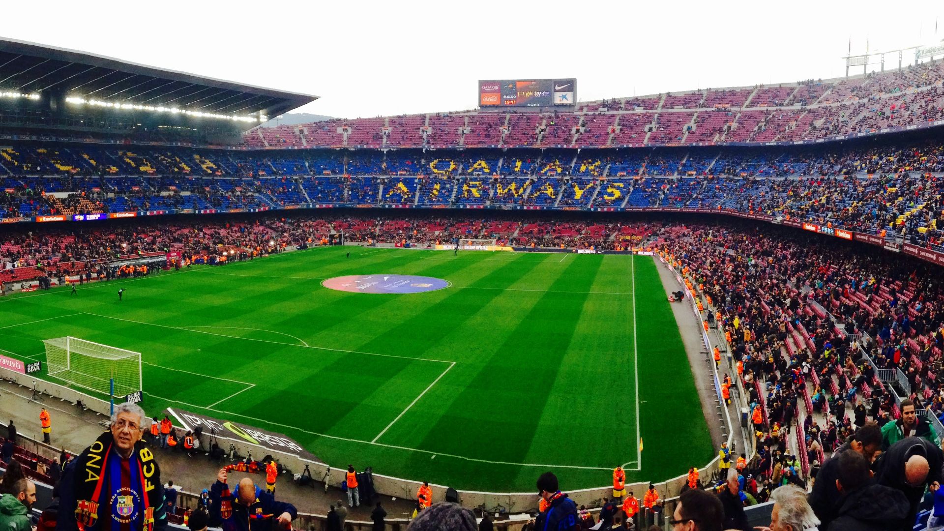 panoramic photography of people inside a soccer stadium