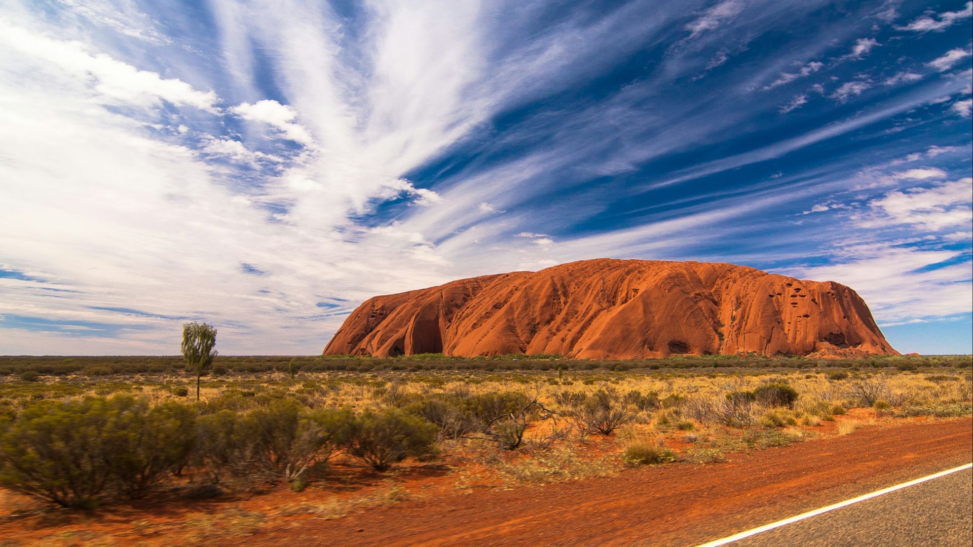 landscape photography of mountain under blue sky