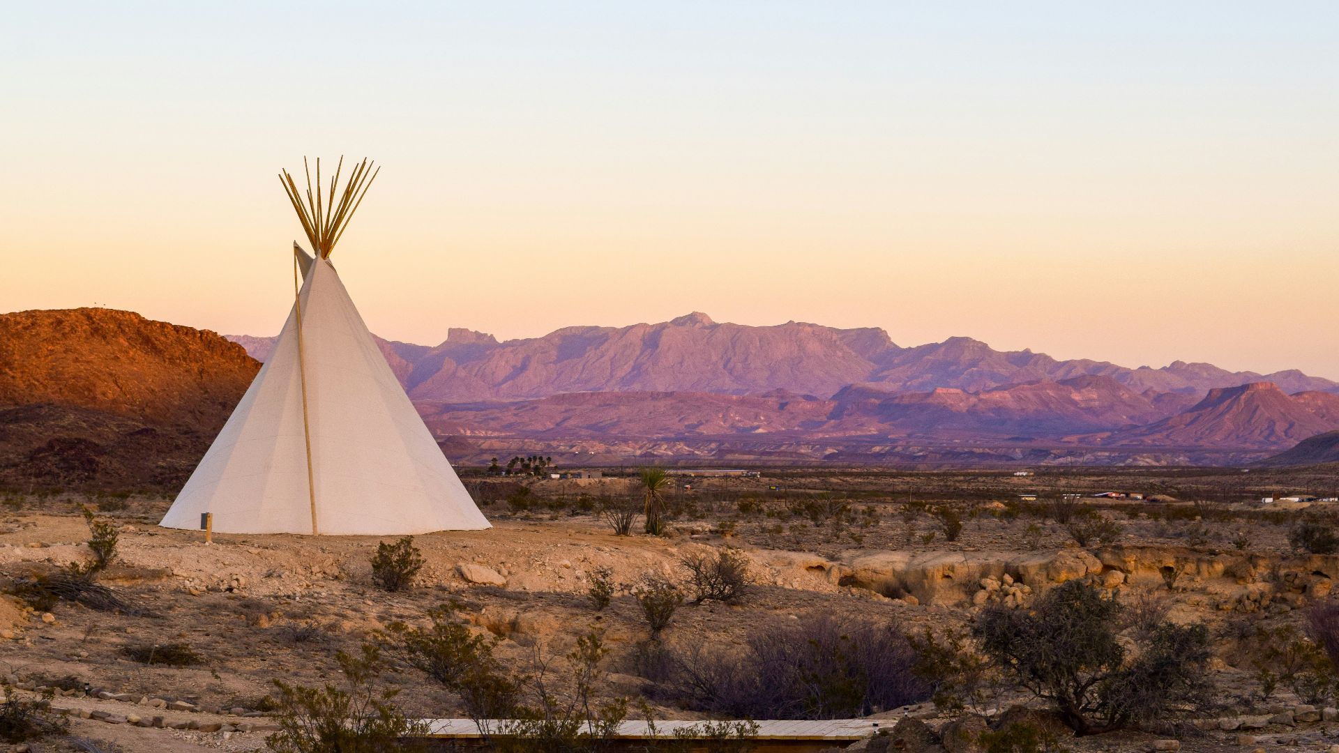 tippee tent at the Grand Canyon