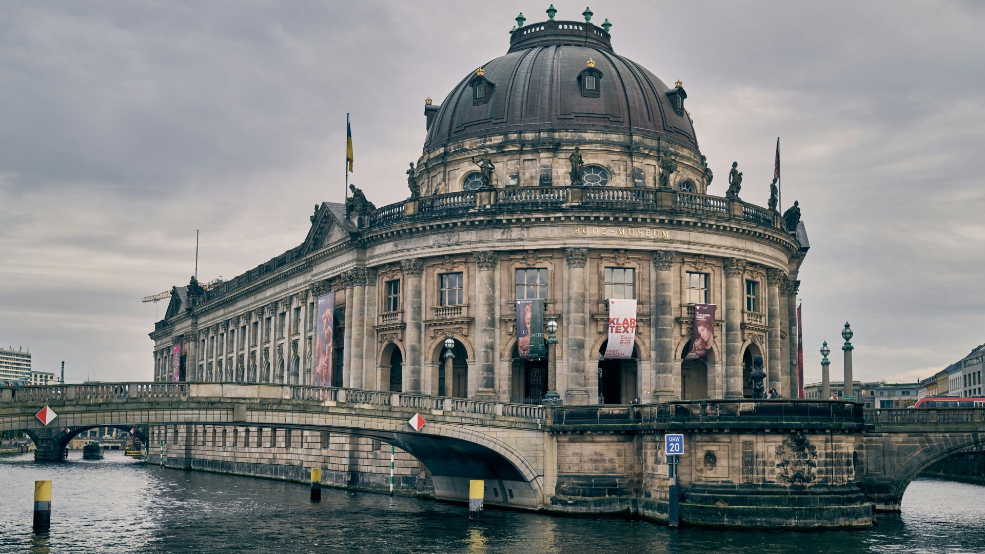 Bode Museum over a body of water