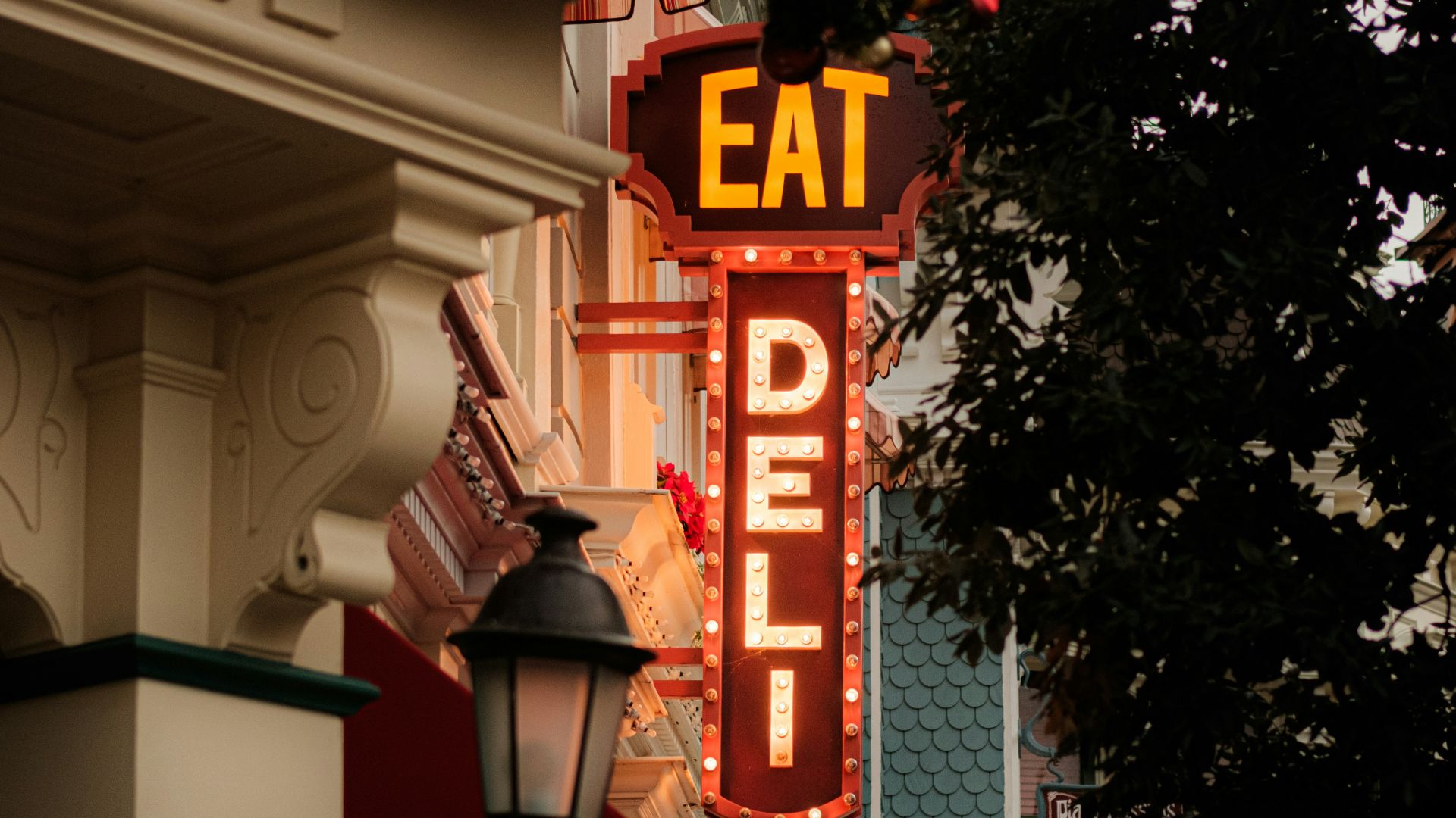 A sign that is on the side of a building