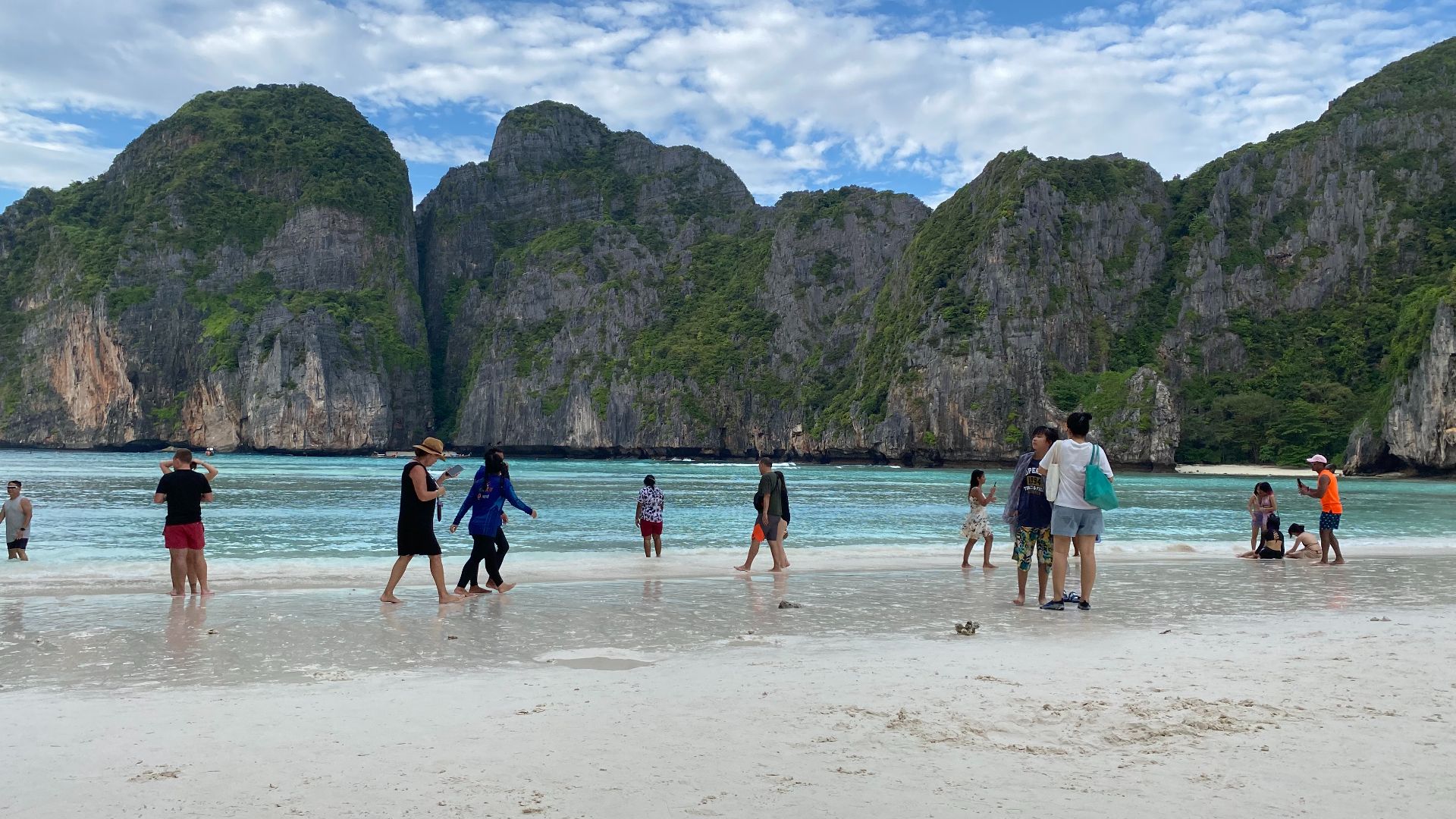 File:Maya Bay with People.jpg