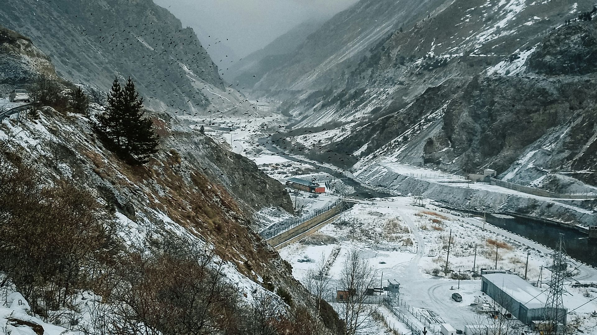 snow covered mountains during daytime