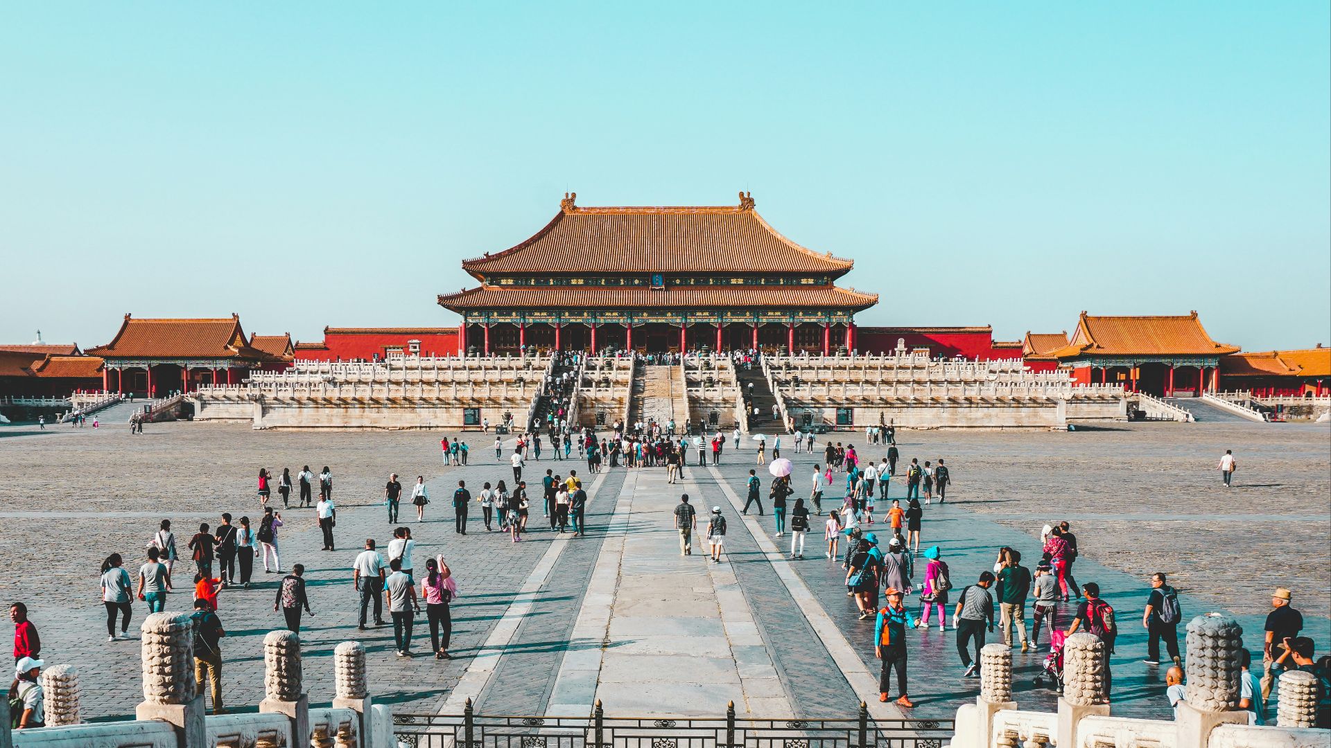 people at Forbidden City in China during daytime