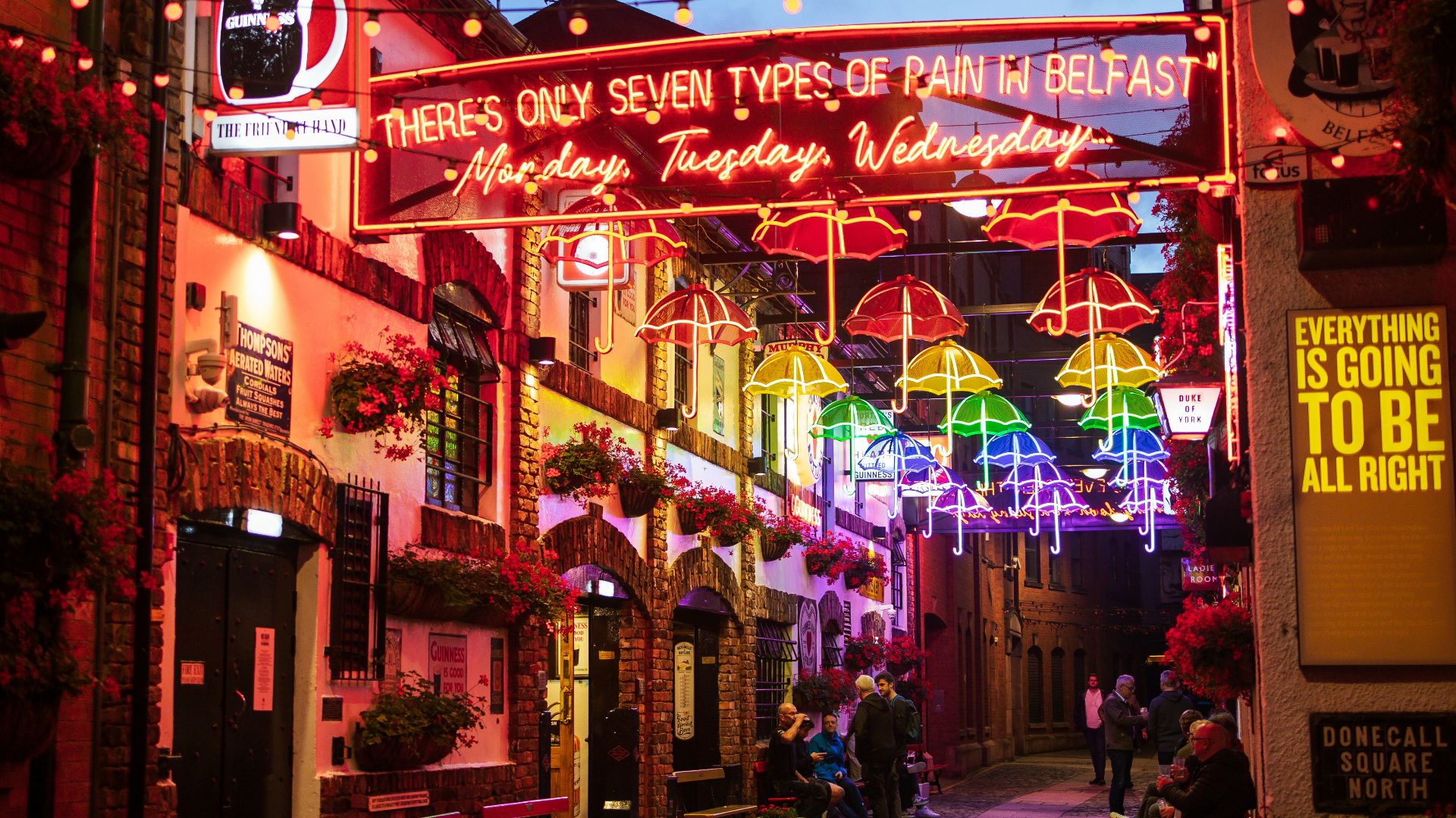 a street with buildings on both sides