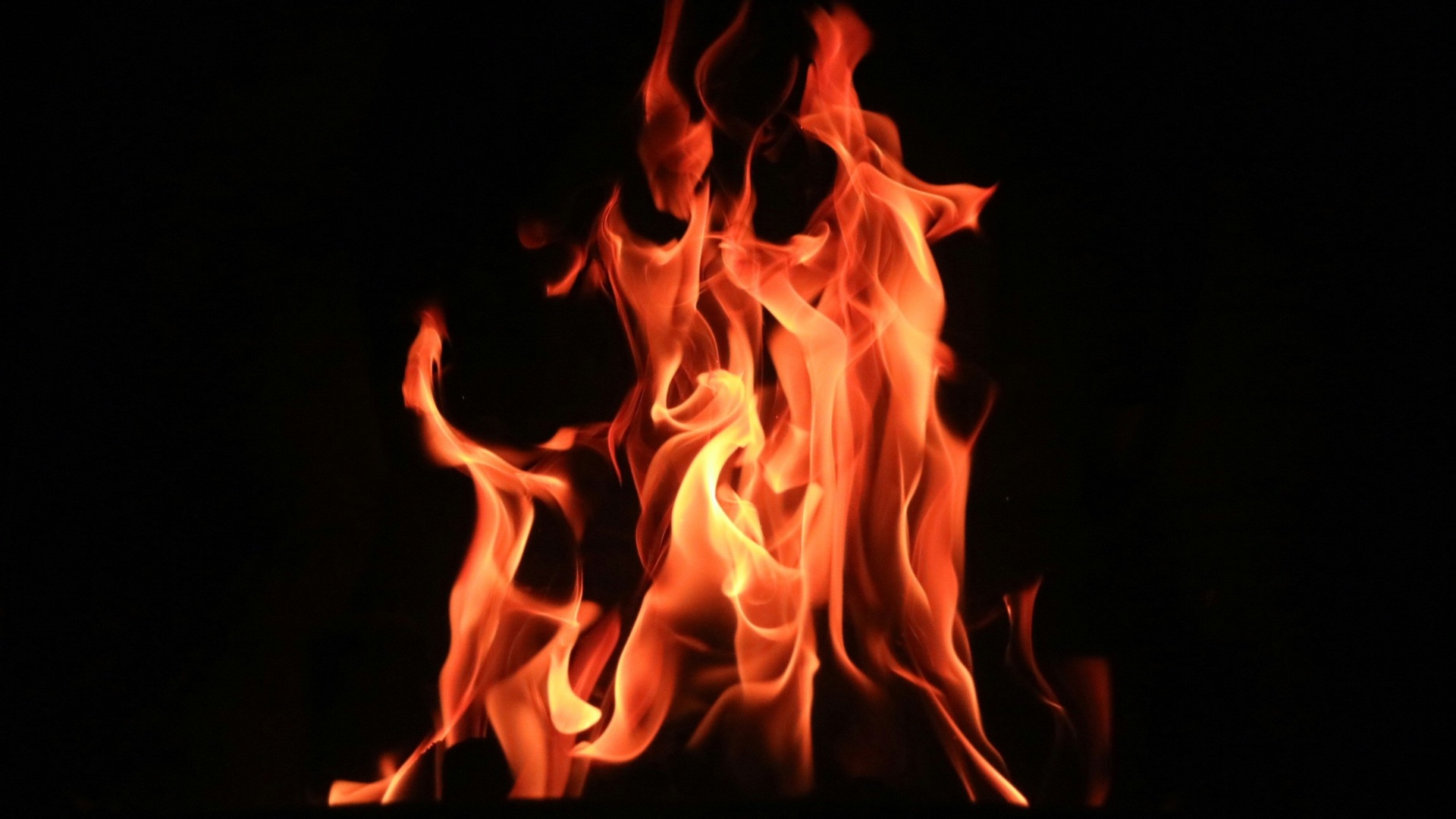 red fire digital wallpaper