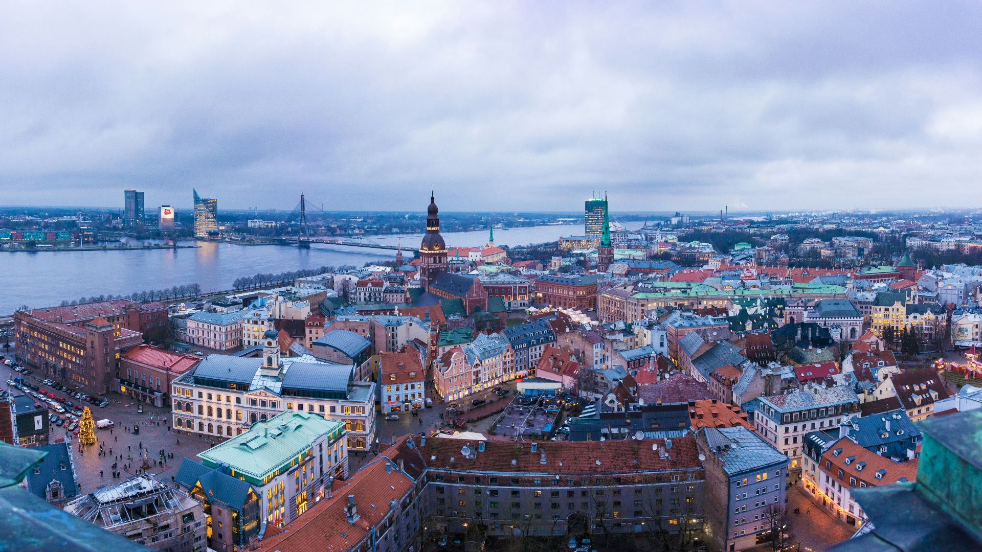 aerial view of city buildings during daytime