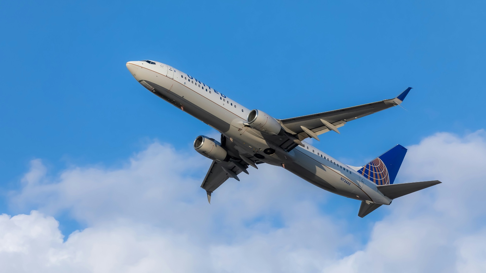 gray and blue airplane