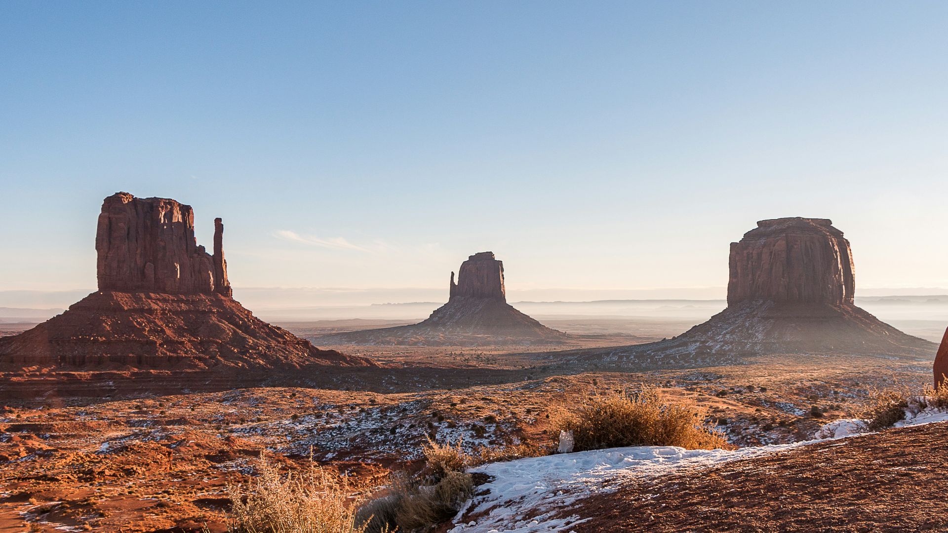 two plateau in distant of other plateau