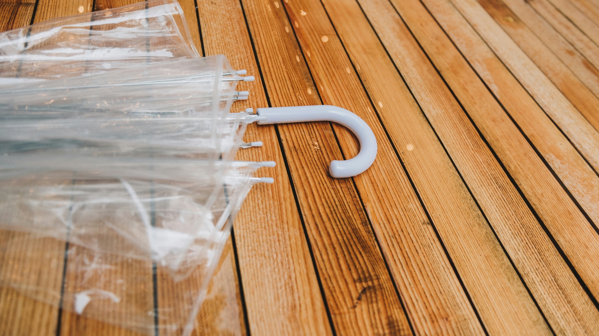 white plastic pack on brown wooden table