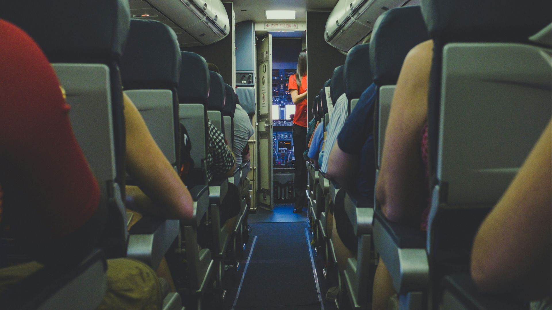 people sitting in airplane