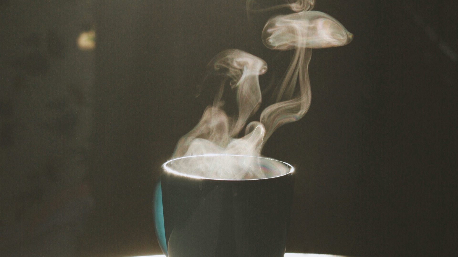 cup of hot beverage on the table