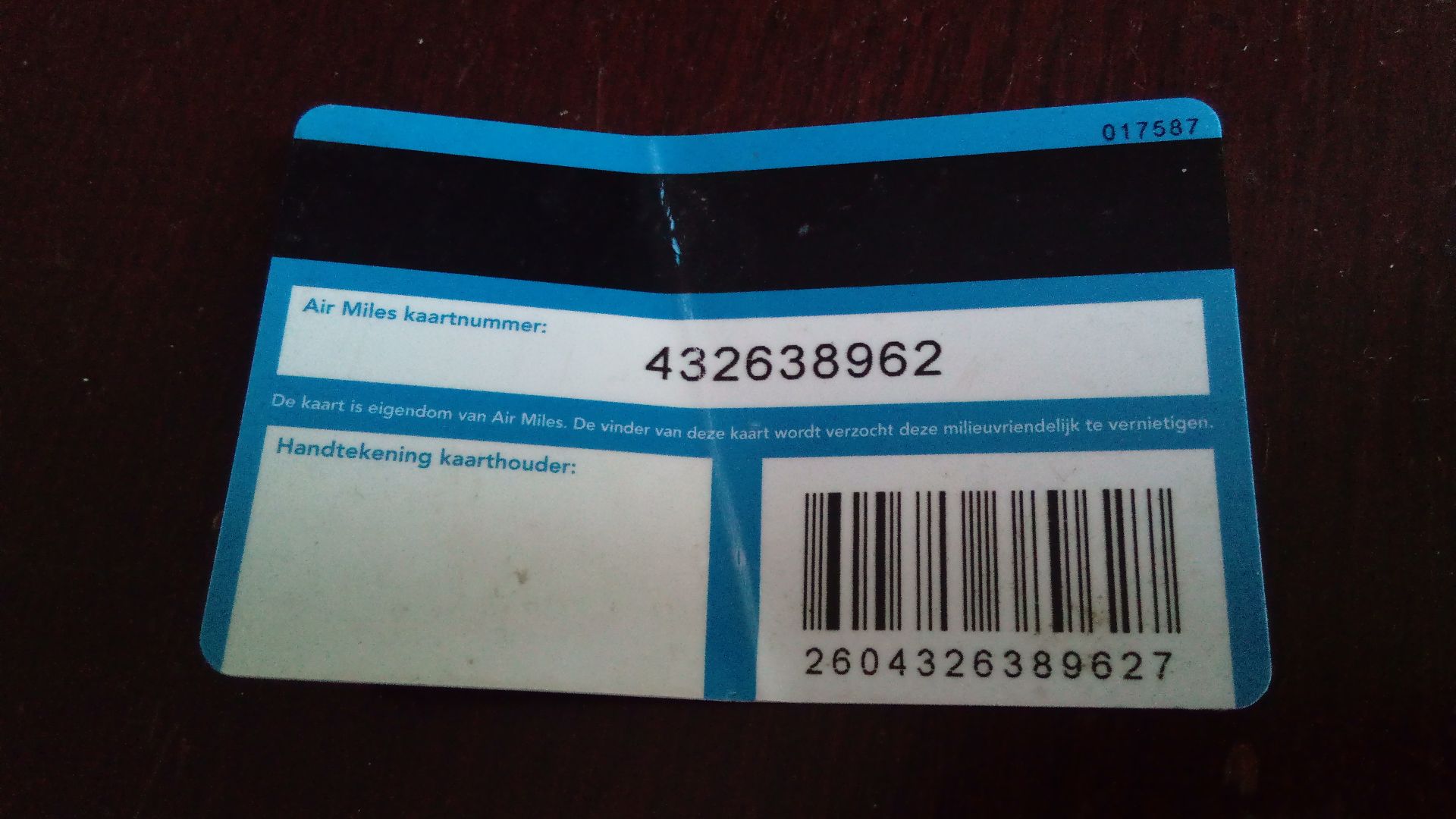 File:Air Miles membership card reverse (2019).jpg