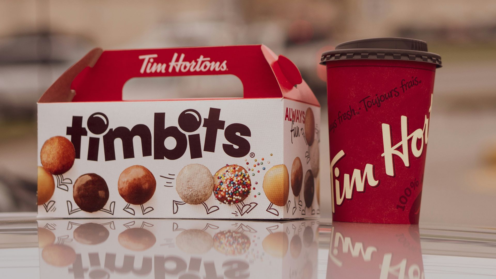 Timbits doughnut box