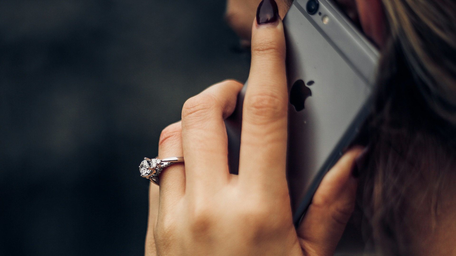 woman talking on the phone