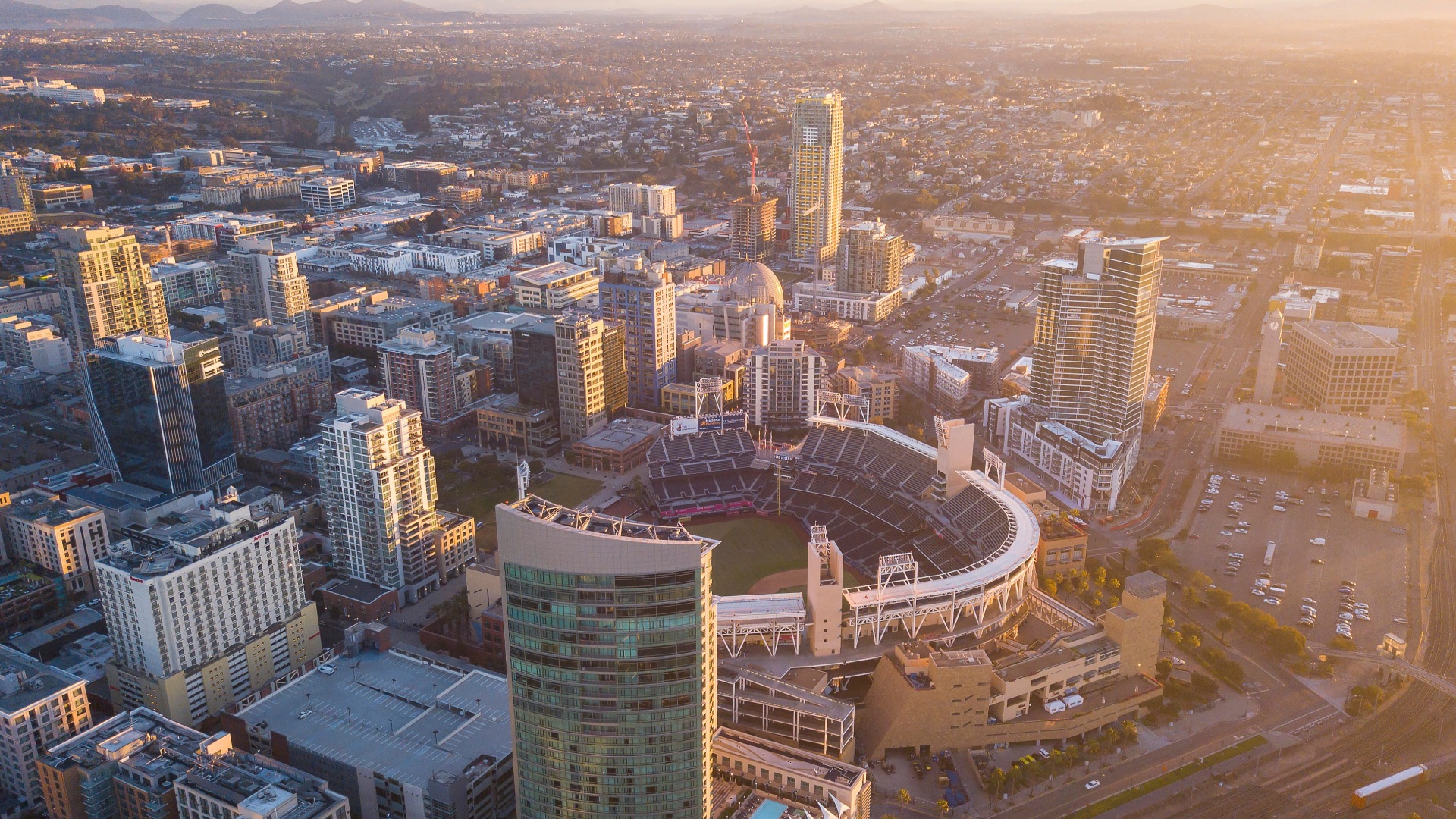 aerial view of city buildings during daytime