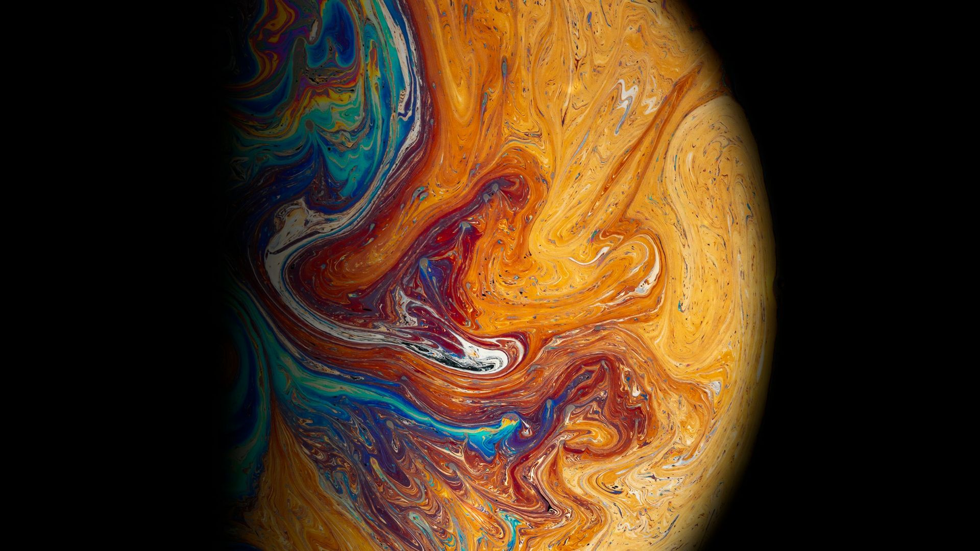 painting of planet