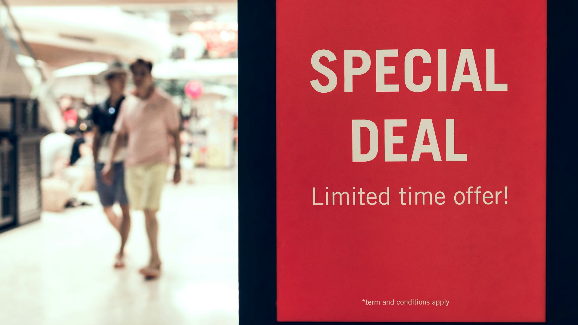 man walking inside mall collage