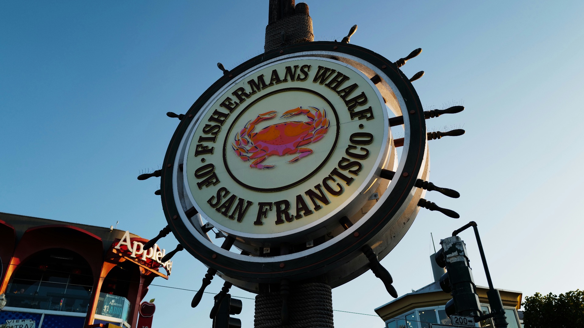Fishermans Wharf signage