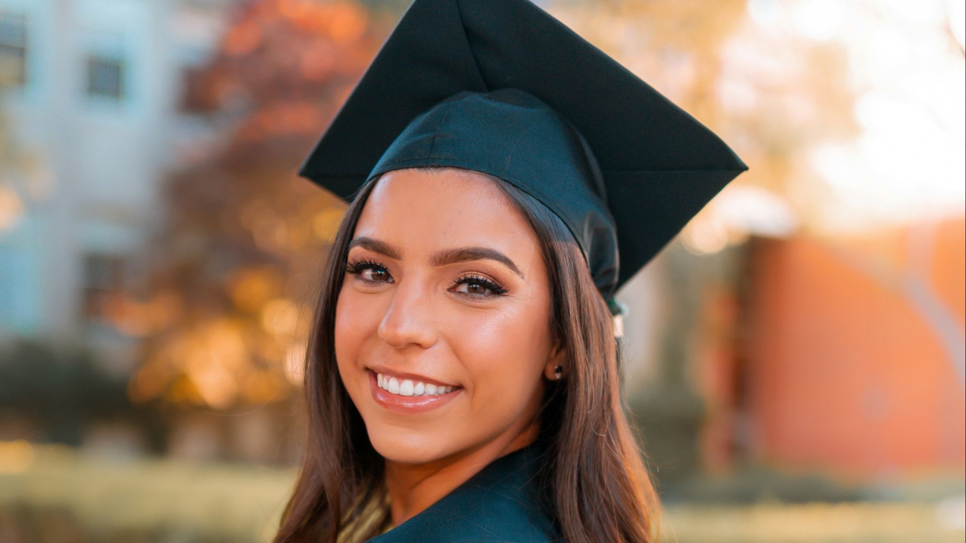 woman in blue academic dress