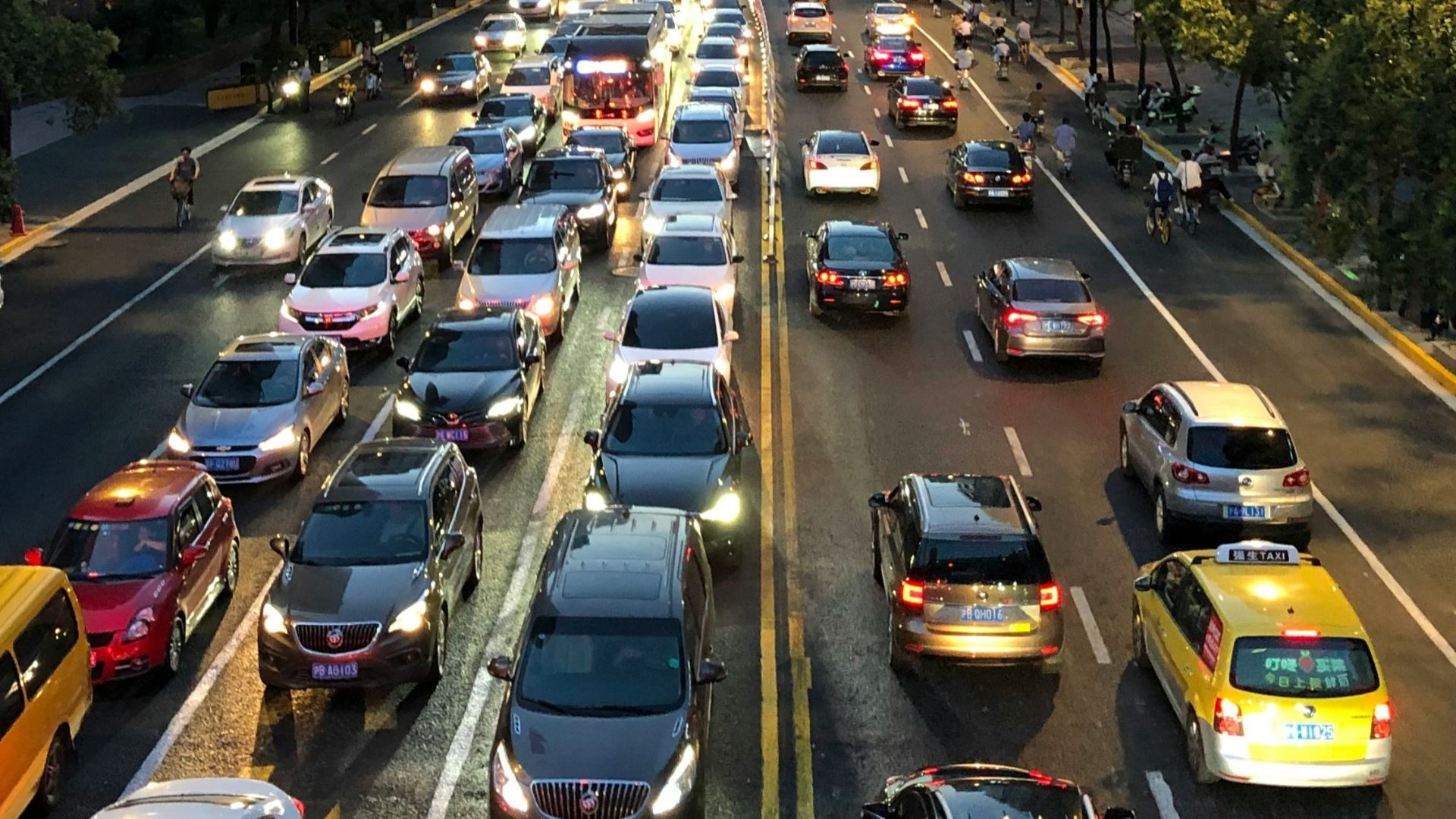 cars on road during daytime