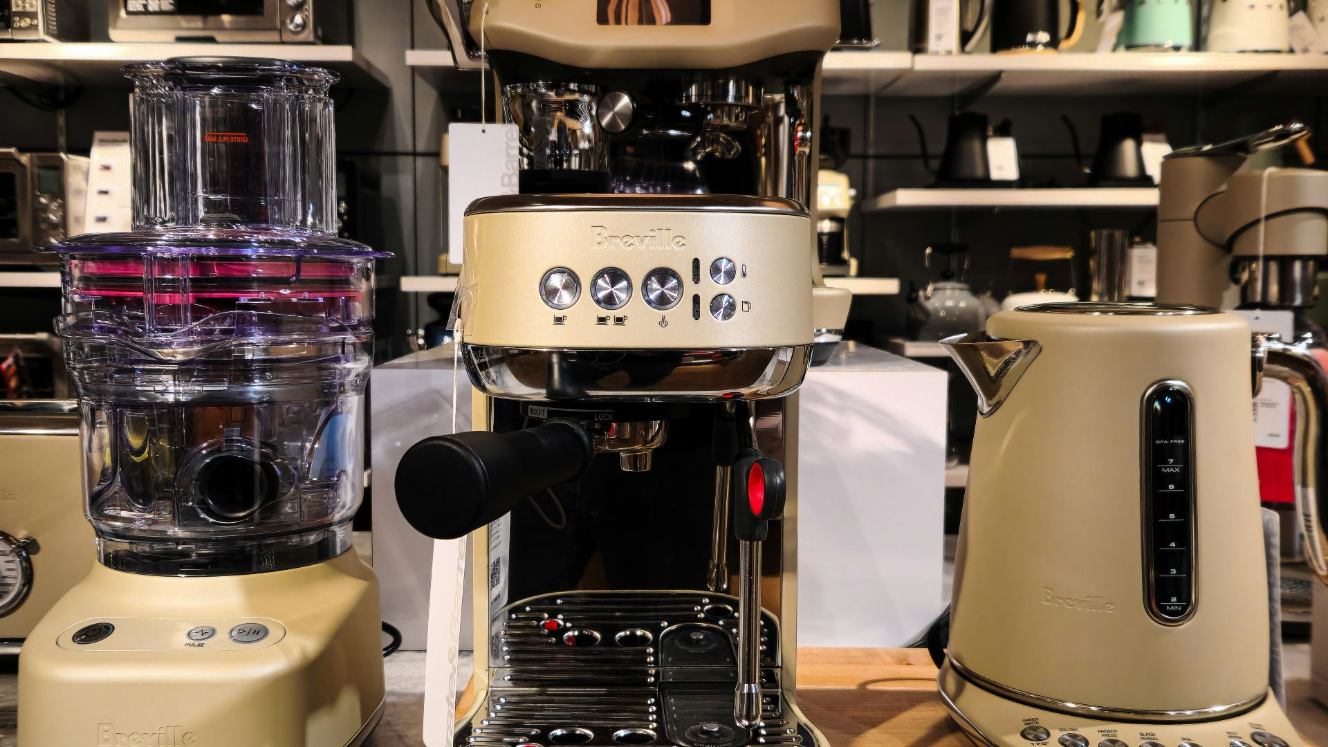 A counter top with a blender and a blender on it