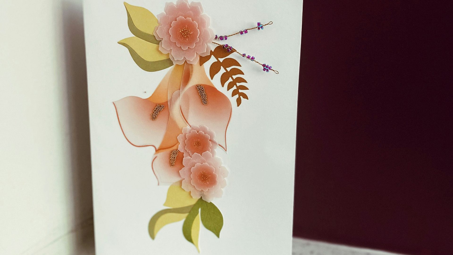 a painting of a flower