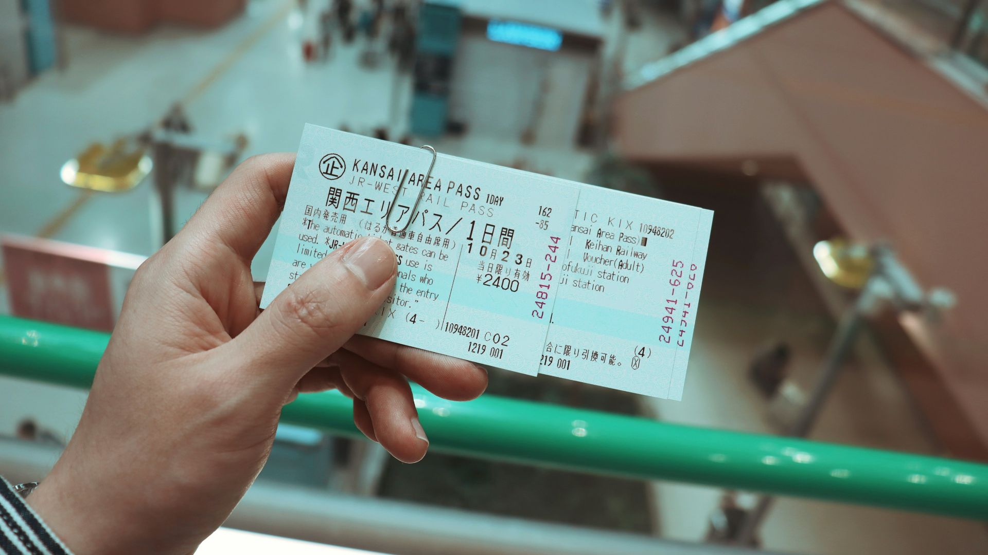 white and blue labeled box