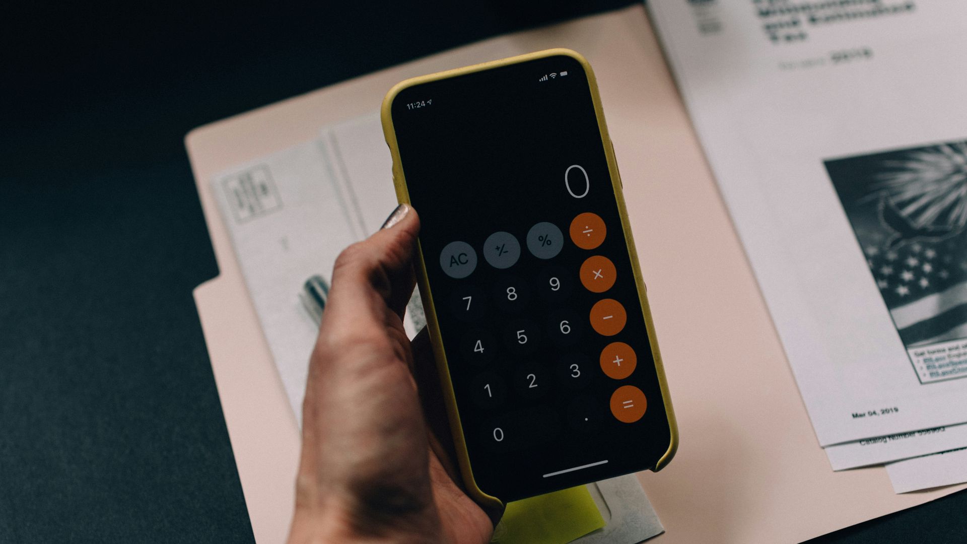 black Android smartphone