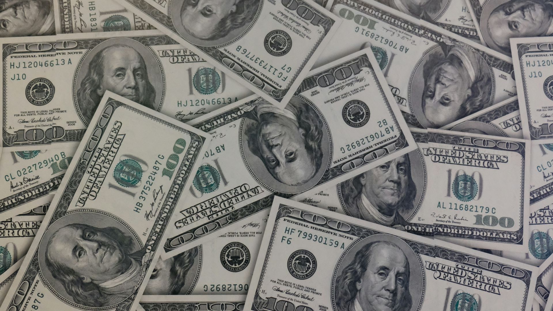 100 U.S. dollar banknote lot