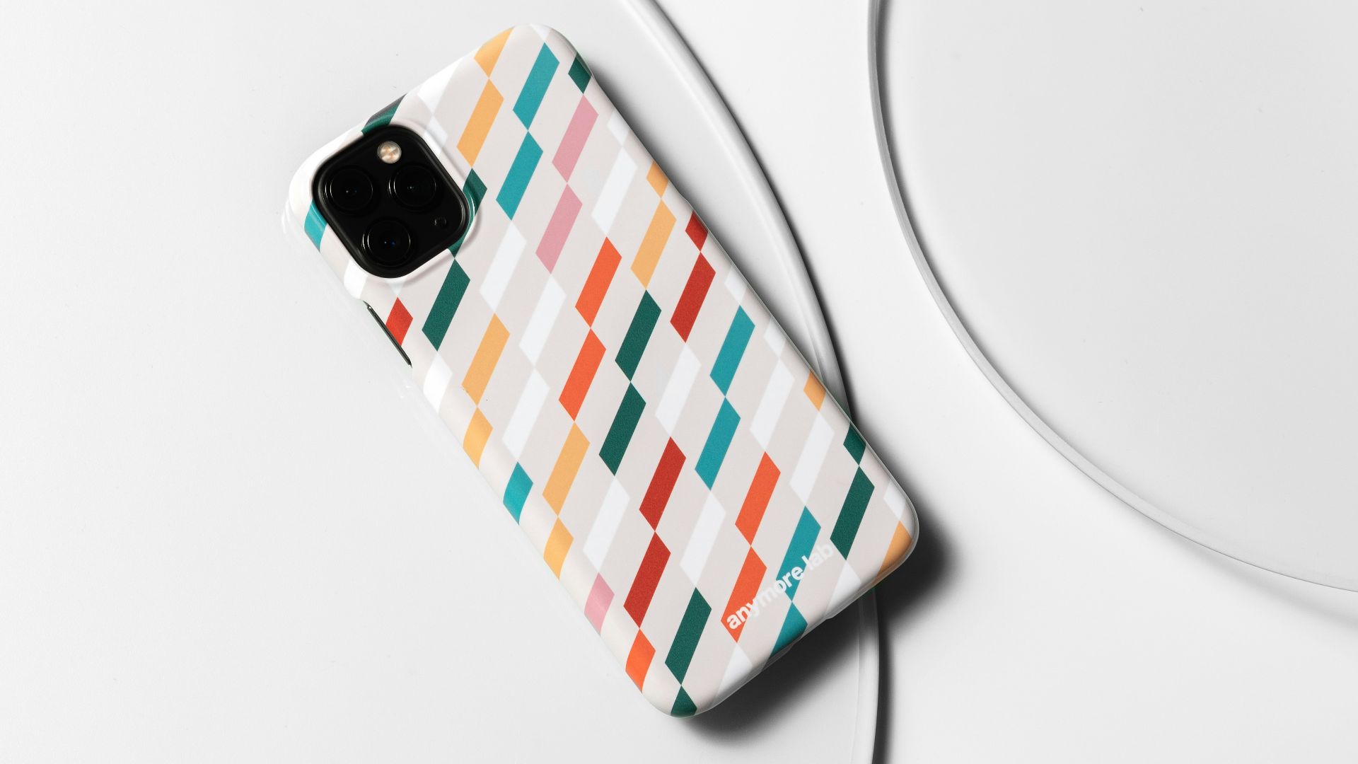 a cell phone sitting on top of a white table