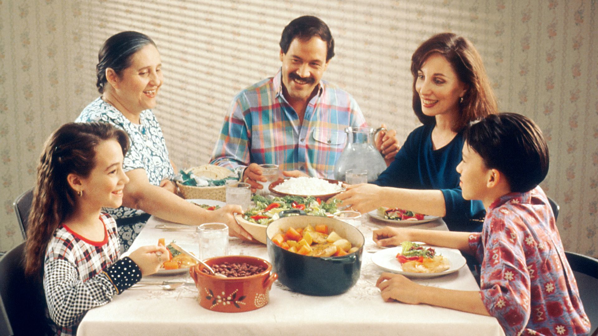 group of person eating indoors
