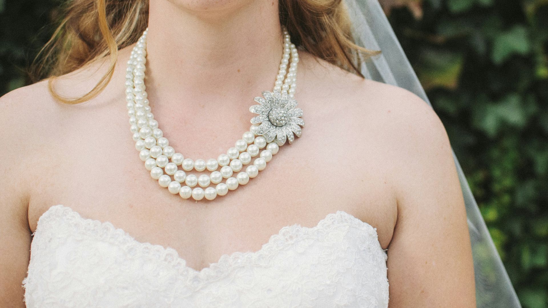 woman in white bridal gown