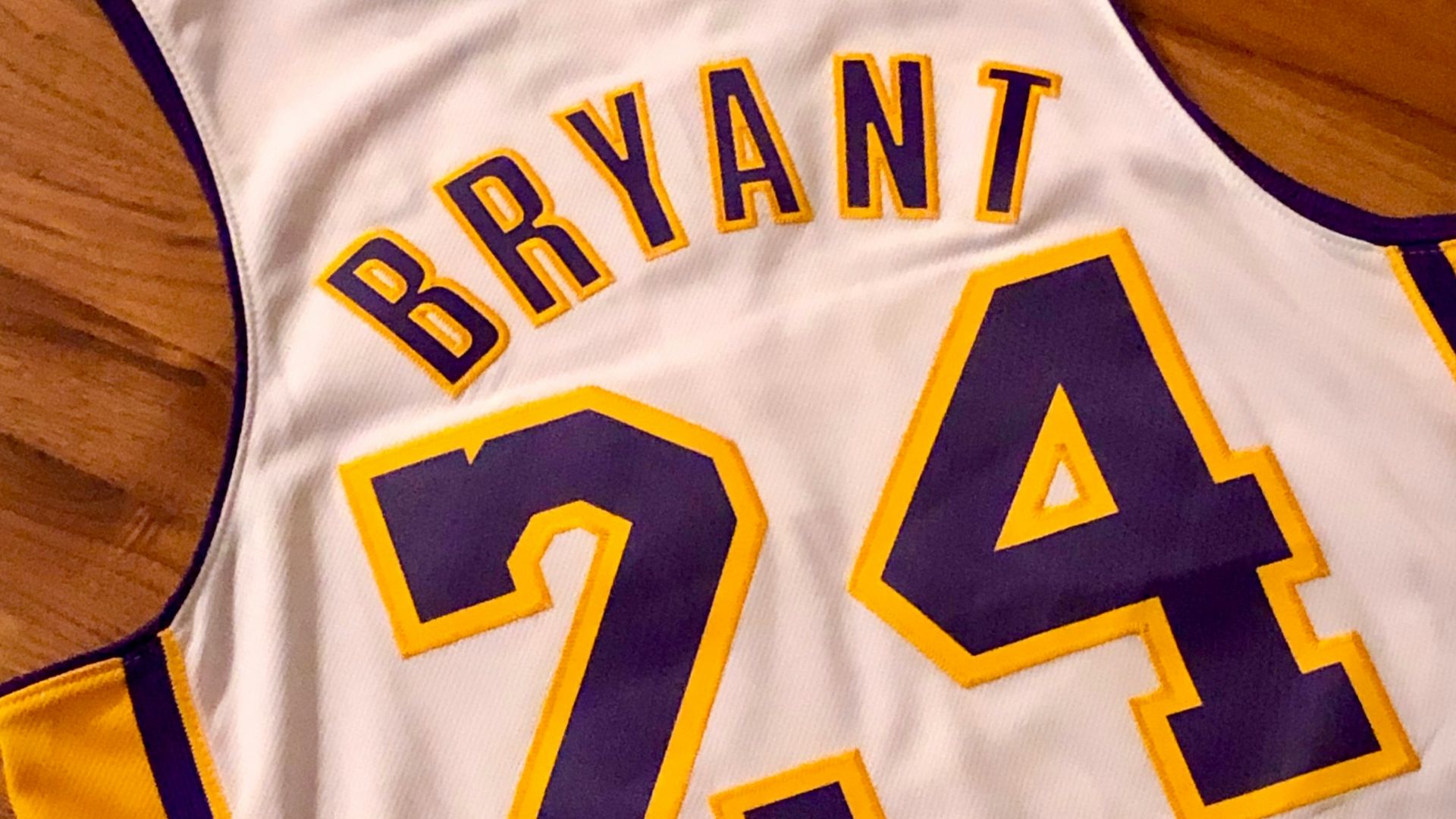 a basketball jersey with the number 24 on it