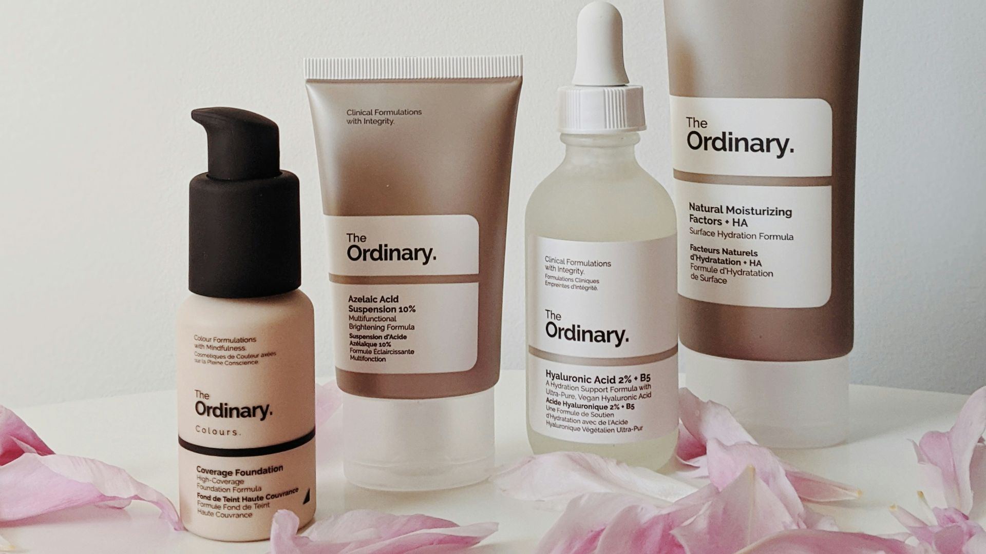 white and black plastic bottles