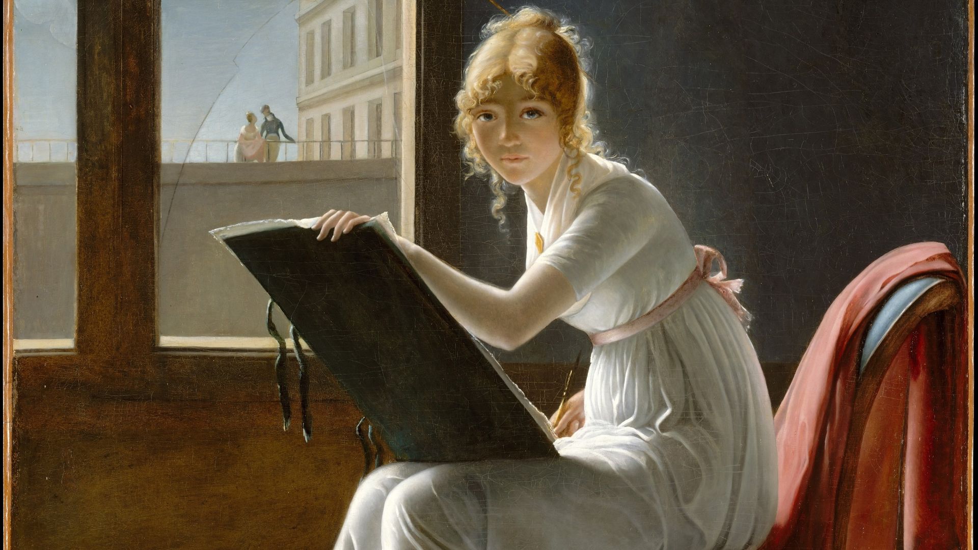 File:Villers Young Woman Drawing.jpg