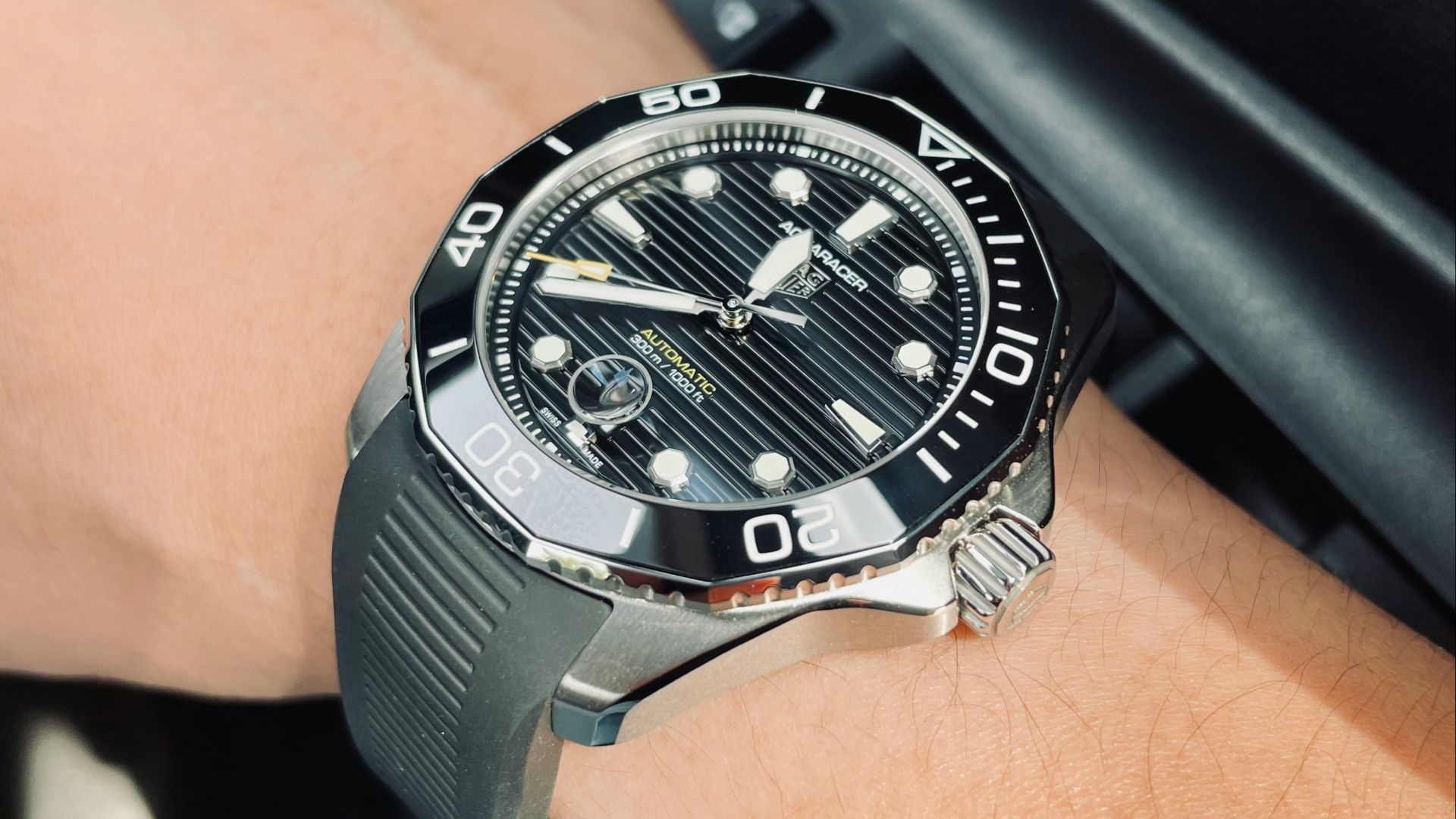 a person wearing a watch