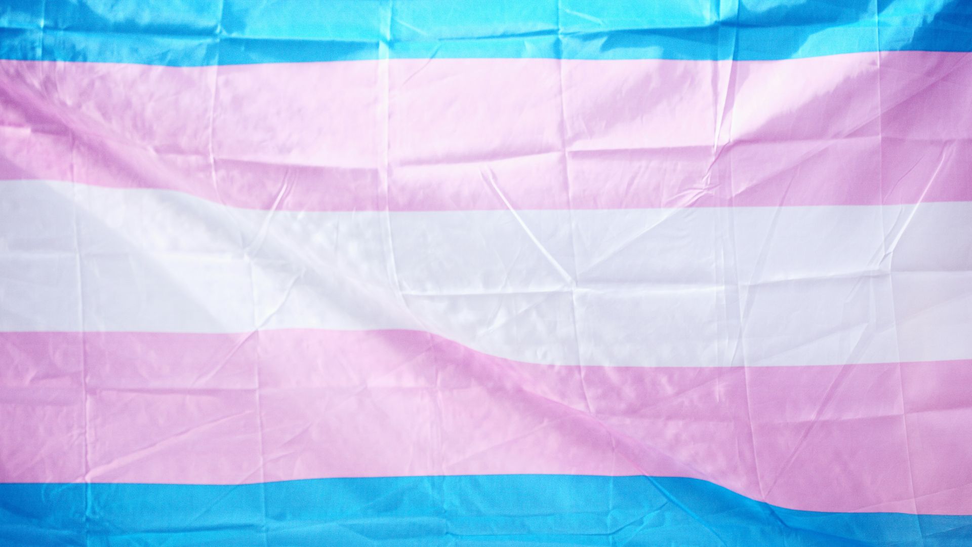 blue and pink flag